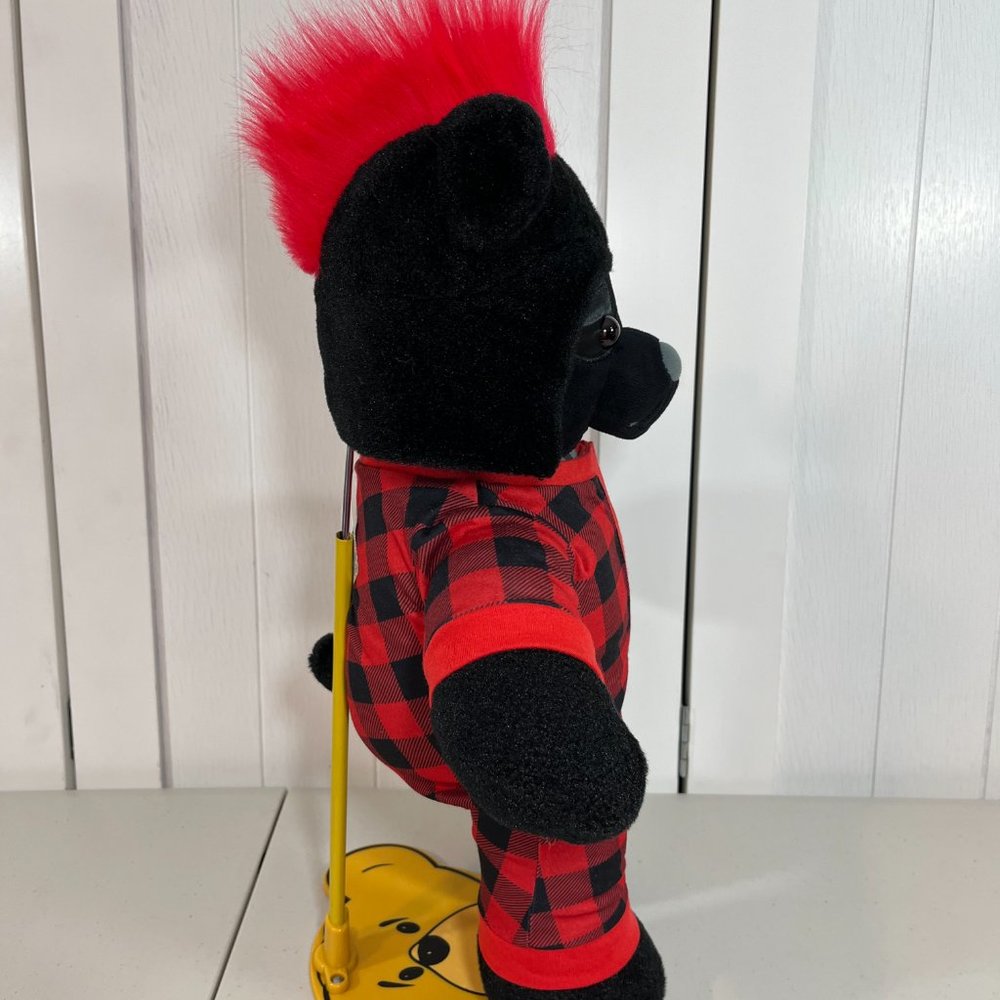 Build A Bear Mohawk Star Wars Darth Vader w/ NEW Checkered Pajamas and Sound - Picture 7 of 12